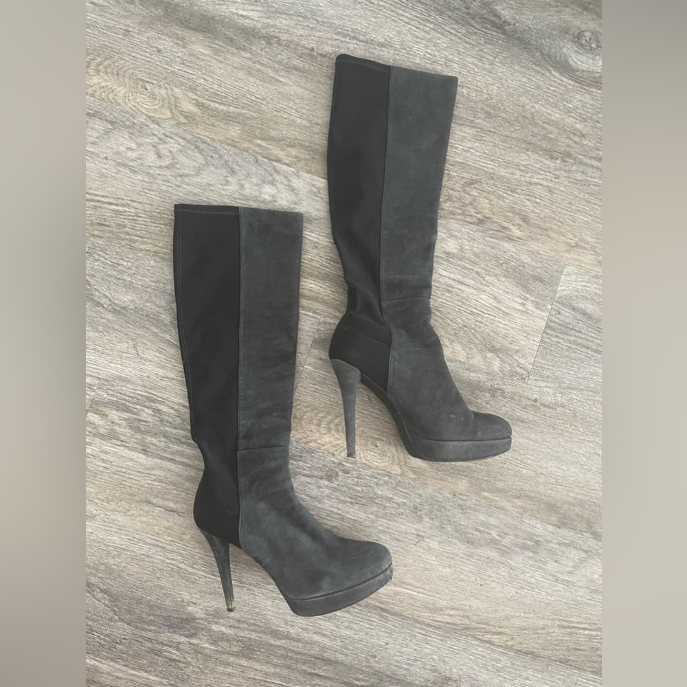 Stuart Weitzman Black High Heeled Boots